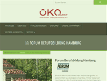 Tablet Screenshot of forum-berufsbildung-hamburg.de